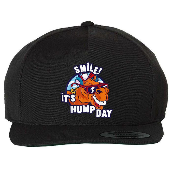 Camel Smile! ItS Hump Day Funny Hump Day Camel Sunglass Wool Snapback Cap