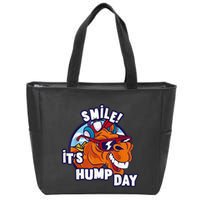 Camel Smile! ItS Hump Day Funny Hump Day Camel Sunglass Zip Tote Bag