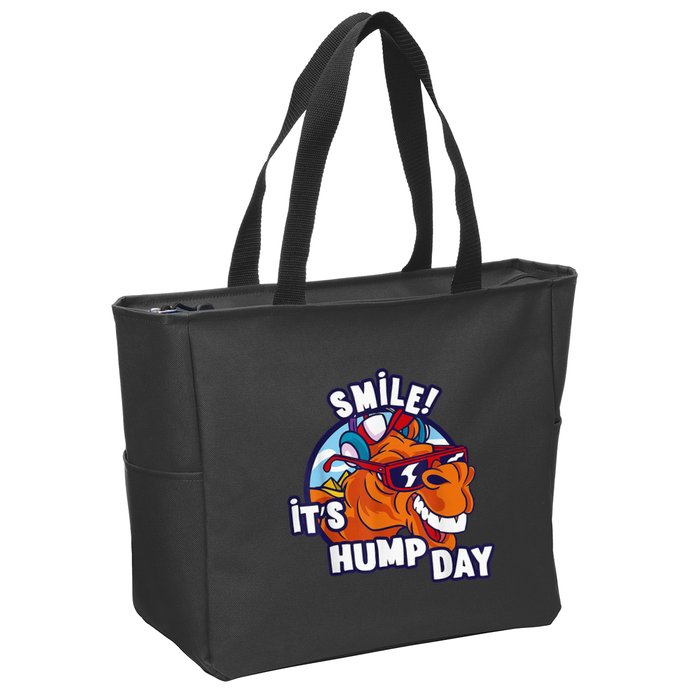Camel Smile! ItS Hump Day Funny Hump Day Camel Sunglass Zip Tote Bag