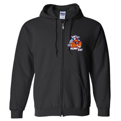 Camel Smile! ItS Hump Day Funny Hump Day Camel Sunglass Full Zip Hoodie