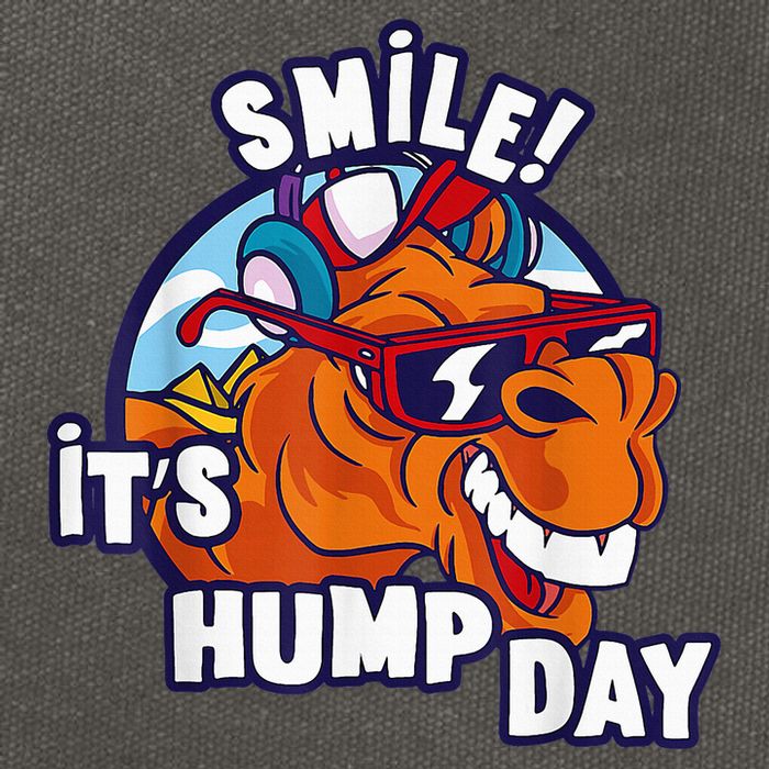 Camel Smile! ItS Hump Day Funny Hump Day Camel Sunglass Cotton Canvas Backpack