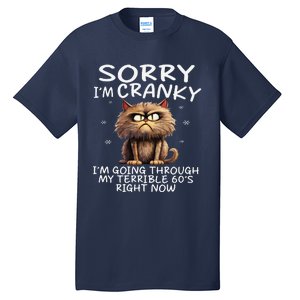 Cat Sorry IM Cranky IM Going Through My Terrible 60S Tall T-Shirt