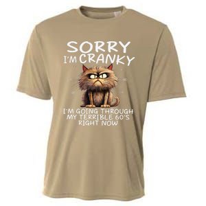 Cat Sorry IM Cranky IM Going Through My Terrible 60S Cooling Performance Crew T-Shirt