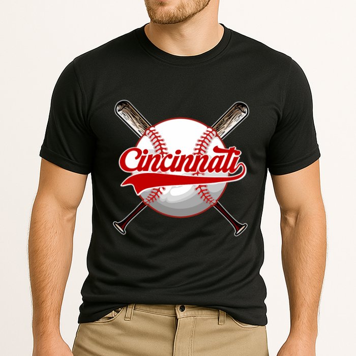 Cincinnati Souvenir I Love Cincinnati Cooling Performance Crew T-Shirt
