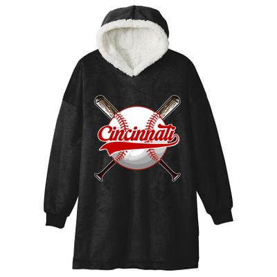 Cincinnati Souvenir I Love Cincinnati Hooded Wearable Blanket