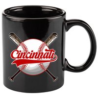 Cincinnati Souvenir I Love Cincinnati 11oz C Handle Ceramic Mug