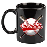 Cincinnati Souvenir I Love Cincinnati 11oz C Handle Ceramic Mug