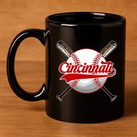 Cincinnati Souvenir I Love Cincinnati 11oz C Handle Ceramic Mug
