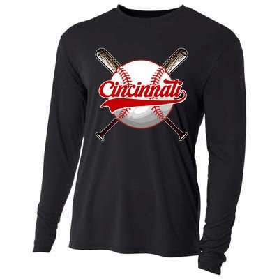 Cincinnati Souvenir I Love Cincinnati Cooling Performance Long Sleeve Crew