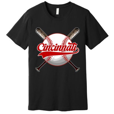 Cincinnati Souvenir I Love Cincinnati Premium T-Shirt