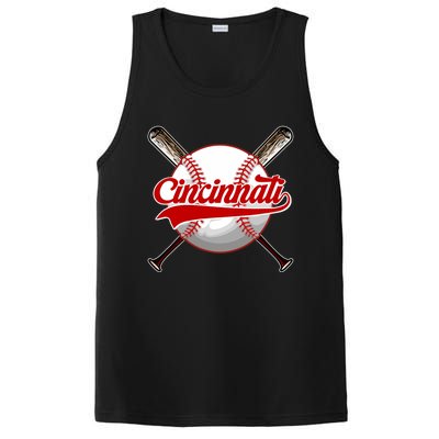 Cincinnati Souvenir I Love Cincinnati PosiCharge Competitor Tank