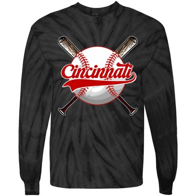 Cincinnati Souvenir I Love Cincinnati Tie-Dye Long Sleeve Shirt