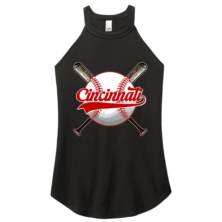 Cincinnati Souvenir I Love Cincinnati Women's Perfect Tri Rocker Tank