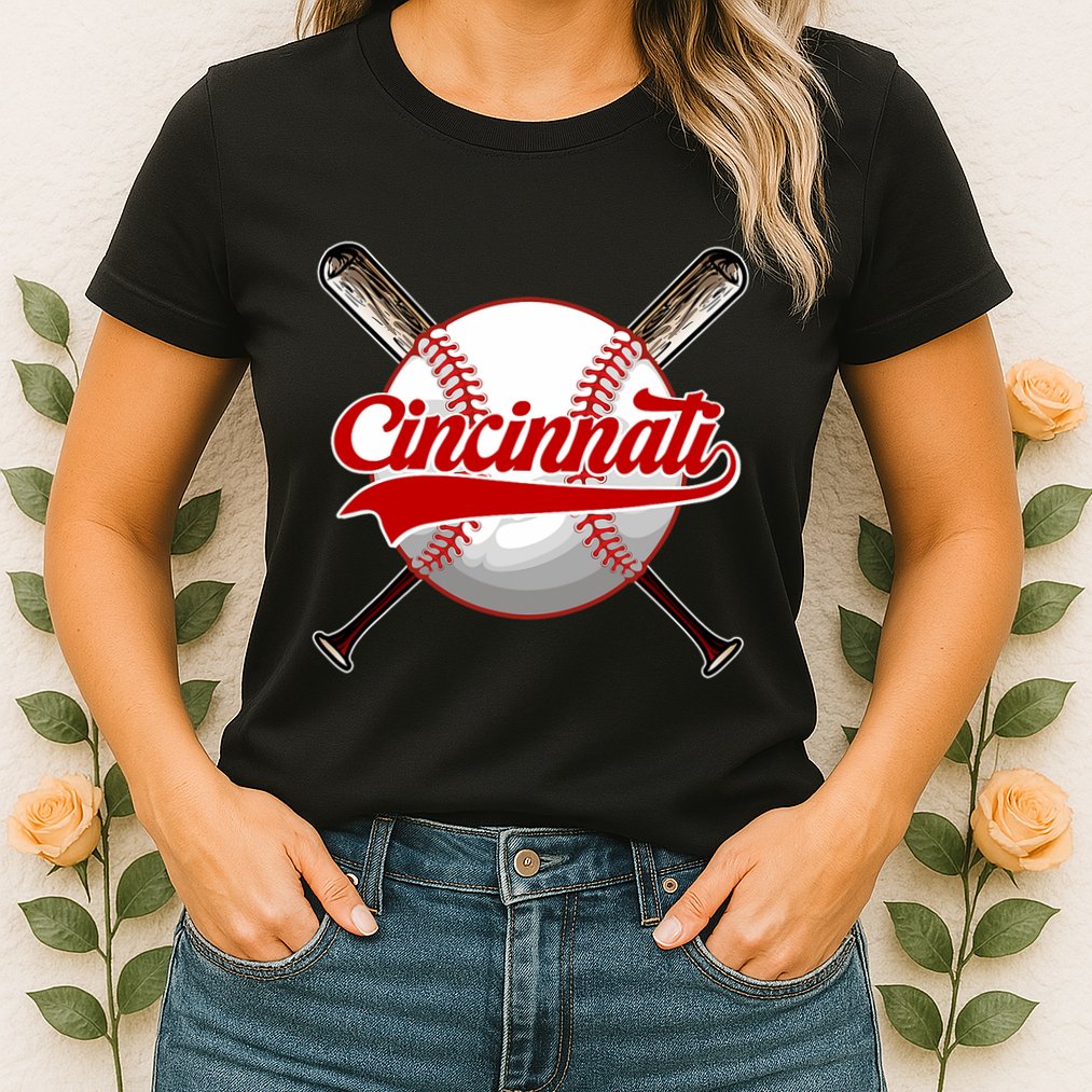 Cincinnati Souvenir I Love Cincinnati Womens T-Shirt