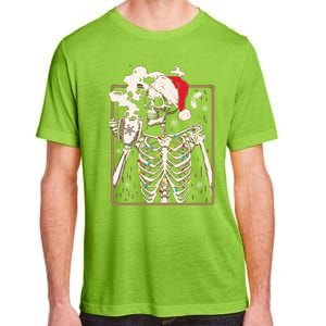 Christmas Skeleton Ing Coffee Halloween Costumes Gift Adult ChromaSoft Performance T-Shirt