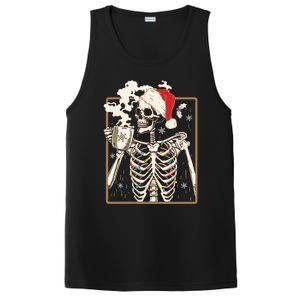 Christmas Skeleton Ing Coffee Halloween Costumes Gift PosiCharge Competitor Tank