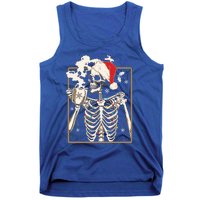 Christmas Skeleton Ing Coffee Halloween Costumes Gift Tank Top