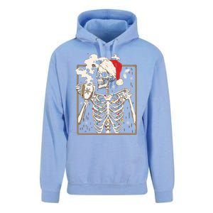 Christmas Skeleton Ing Coffee Halloween Costumes Gift Unisex Surf Hoodie