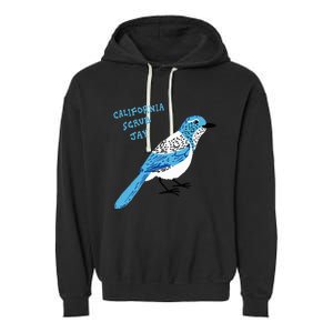 California Scrub Jay Garment-Dyed Fleece Hoodie