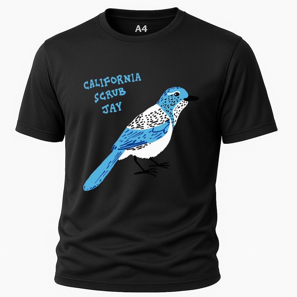 California Scrub Jay Cooling Performance Crew T-Shirt