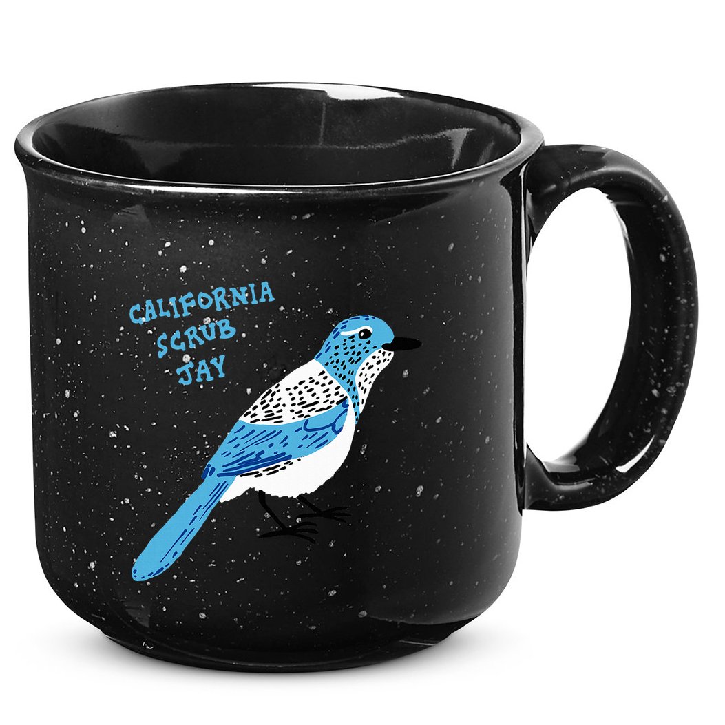 California Scrub Jay 15oz Campfire Ceramic Mug