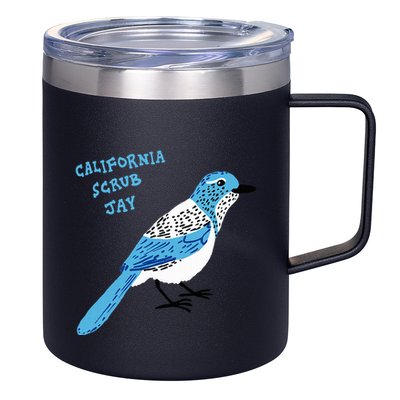 California Scrub Jay 12oz Stainless Steel Coffee Mug