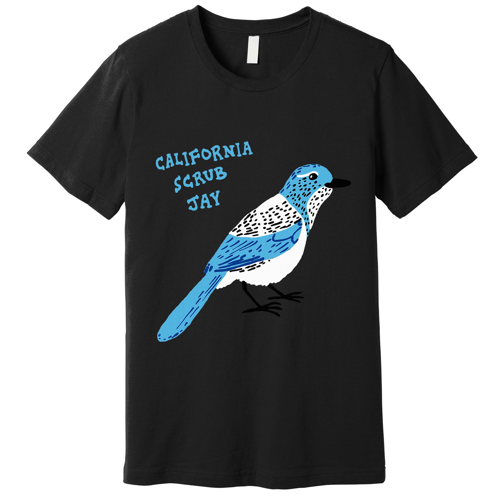 California Scrub Jay Premium T-Shirt