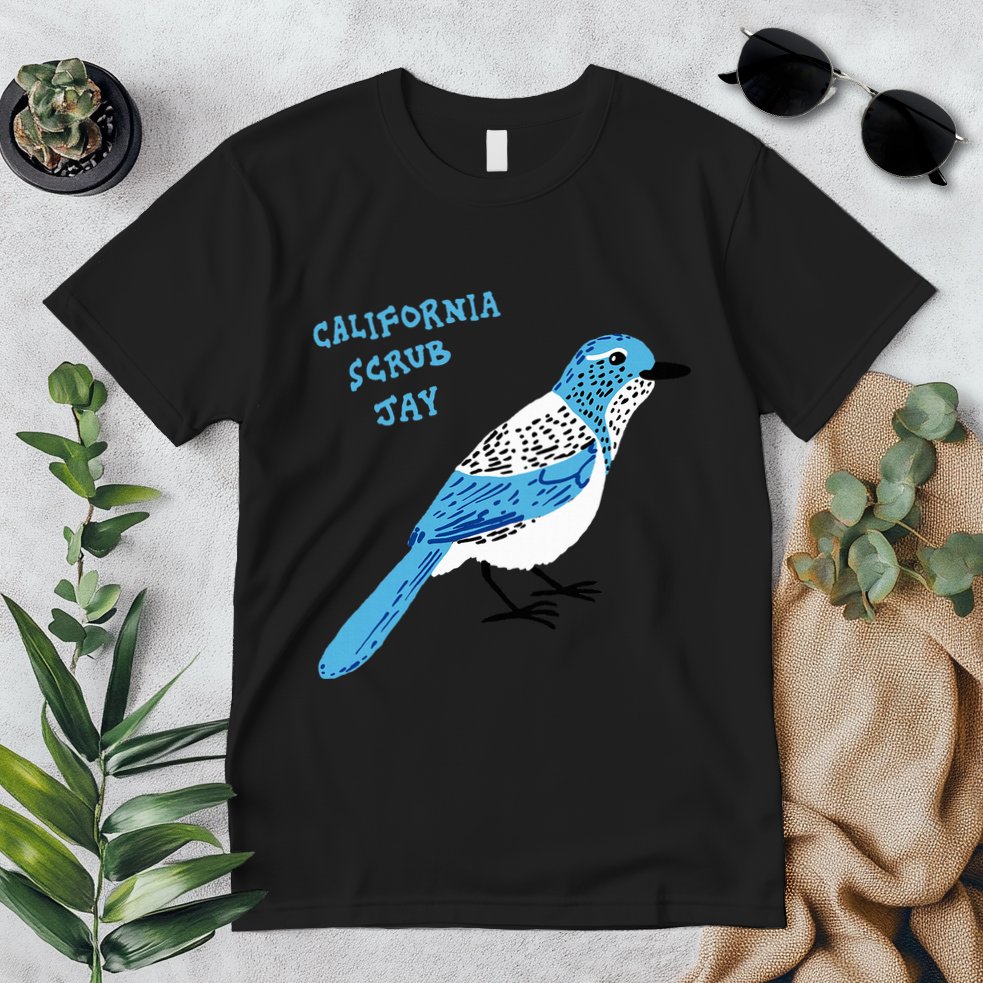 California Scrub Jay Premium T-Shirt