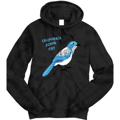 California Scrub Jay Tie Dye Hoodie