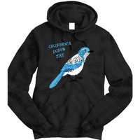 California Scrub Jay Tie Dye Hoodie