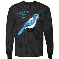 California Scrub Jay Tie-Dye Long Sleeve Shirt