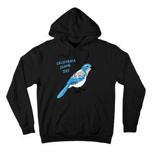 California Scrub Jay Tall Hoodie