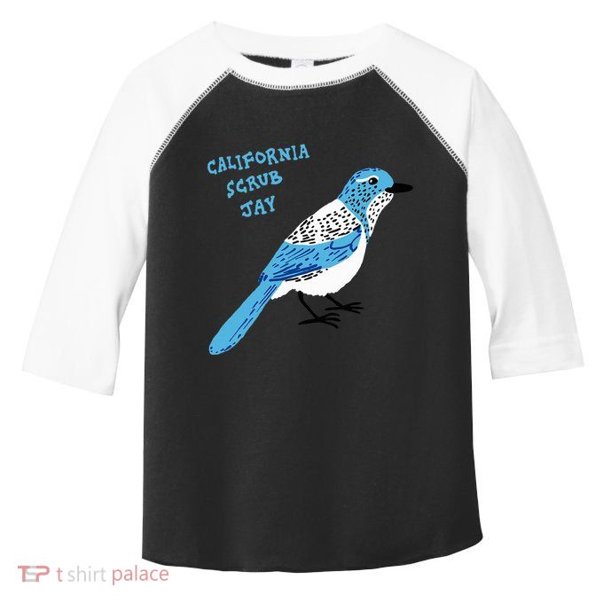 California Scrub Jay Toddler Fine Jersey T-Shirt