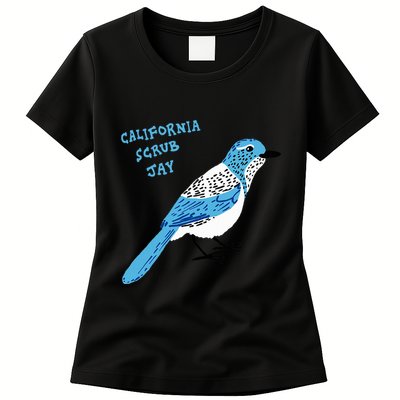 California Scrub Jay Womens T-Shirt
