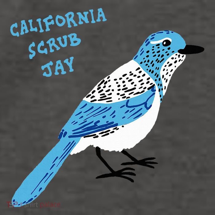 California Scrub Jay Vector Backpack