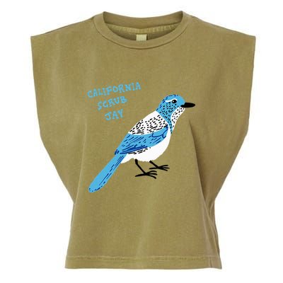California Scrub Jay Garment-Dyed Women's Muscle Tee