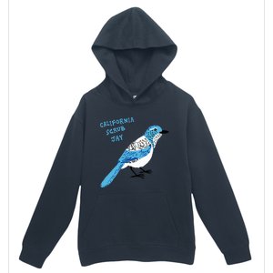 California Scrub Jay Urban Pullover Hoodie