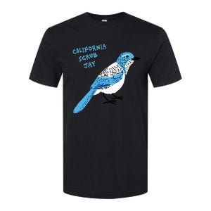 California Scrub Jay Softstyle CVC T-Shirt