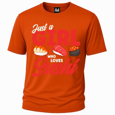 Cute Sushi Just A Who Loves Sushi Lovers Gift Cooling Performance Crew T-Shirt