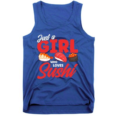 Cute Sushi Just A Who Loves Sushi Lovers Gift Tank Top