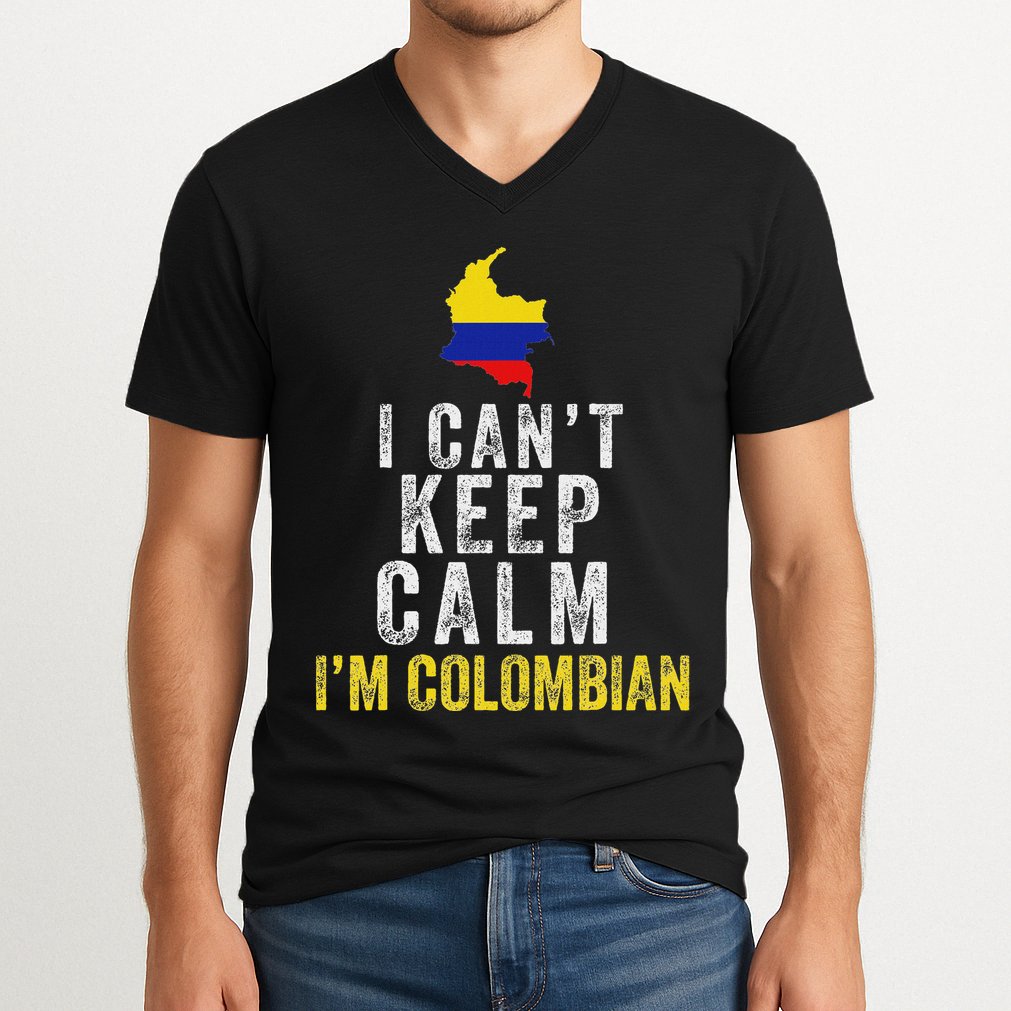 Colombian Slang Jerga Colombiana Camiseta V-Neck T-Shirt