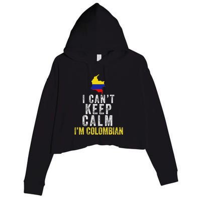 Colombian Slang Jerga Colombiana Camiseta Crop Fleece Hoodie