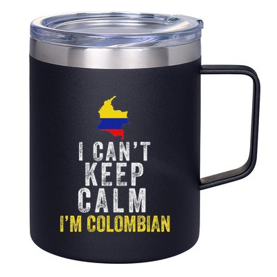 Colombian Slang Jerga Colombiana Camiseta 12oz Stainless Steel Coffee Mug