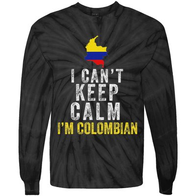 Colombian Slang Jerga Colombiana Camiseta Tie-Dye Long Sleeve Shirt