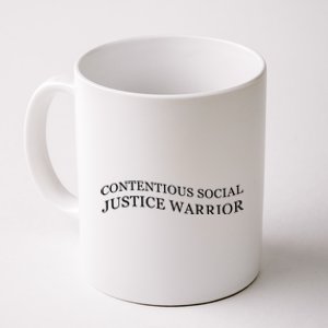 Contentious Social Justice Warrior Cute Gift Coffee Mug