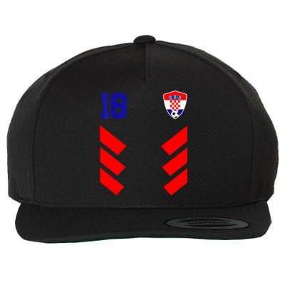 Croatia Soccer Jersey Retro 10 Croatian Football Wool Snapback Cap