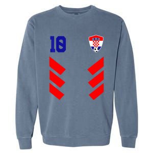 Croatia Soccer Jersey Retro 10 Croatian Football Garment-Dyed Sweatshirt