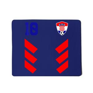 Croatia Soccer Jersey Retro 10 Croatian Football Mousepad