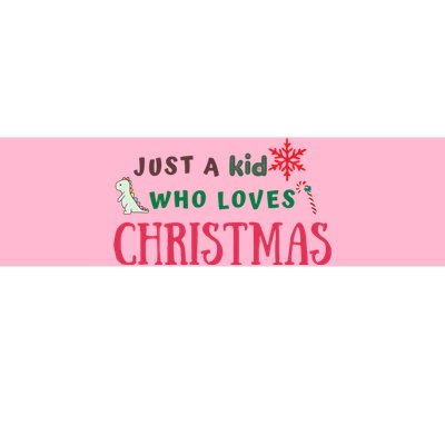 Christmas Sweatshirt Just A Who Loves Christmas Xmas Gift Holiday Top Winter Bumper Sticker