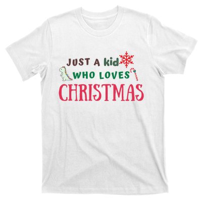 Christmas Sweatshirt Just A Who Loves Christmas Xmas Gift Holiday Top Winter T-Shirt